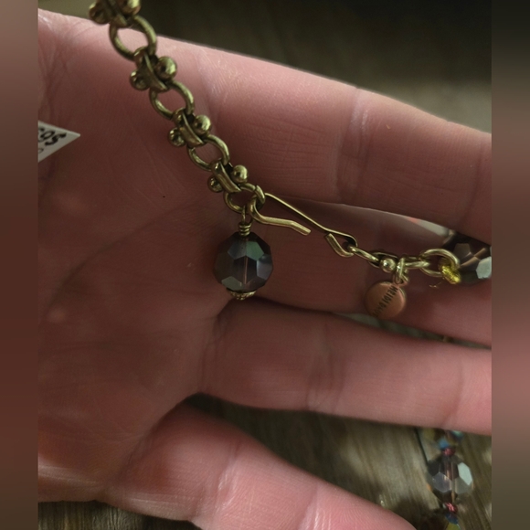 Heidi Daus Well connected beaded/enamel necklace, crystal enhancer pendant new! - Picture 15 of 16